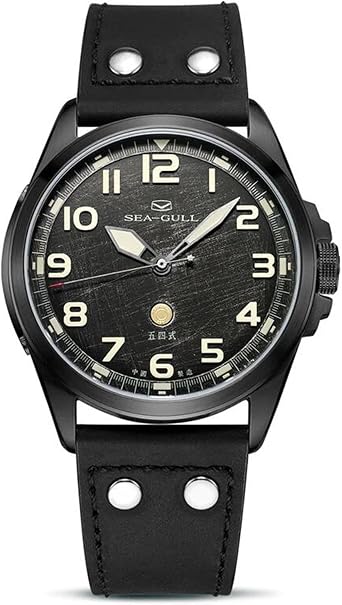 Amazon | SEA-GULL メンズ機械式腕時計、自動巻き腕時計、ミリタリー